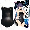 光沢エナメルスクール水着 おとこの娘用2L